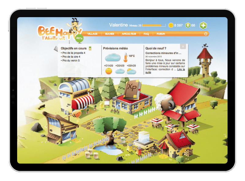 Bee-happy L'abeille vit Ludovic Maillet